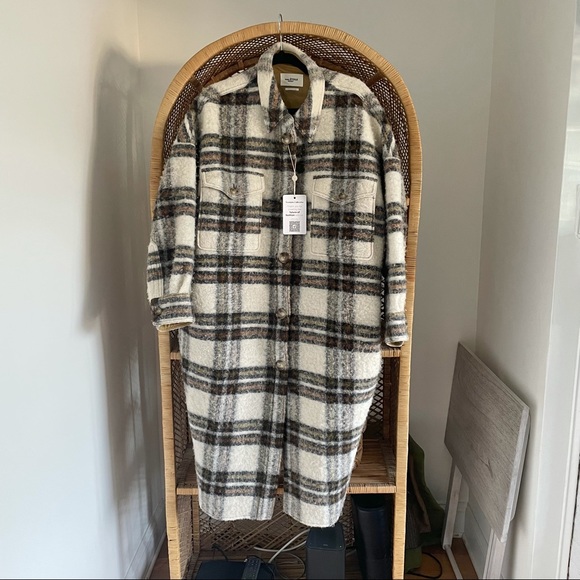 *SOLD* Isabel Marant Etoile Gabrion Coat Shacket - Picture 3 of 16